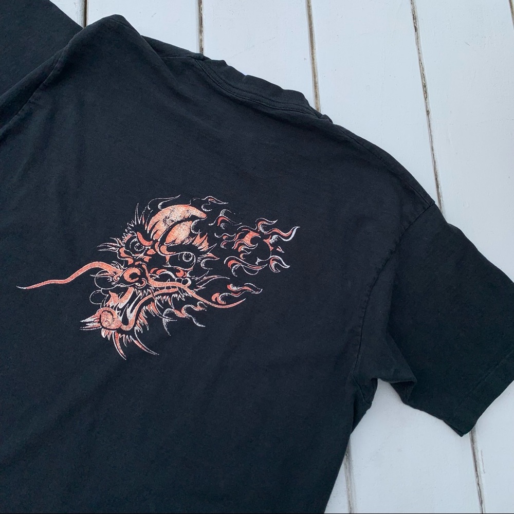 Vintage 80s Johnny Winter Dragon Tour T-Shirt